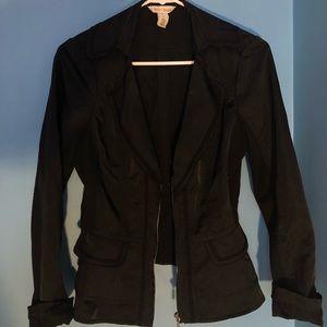 WHITE HOUSE BLACK MARKET ZIP UP